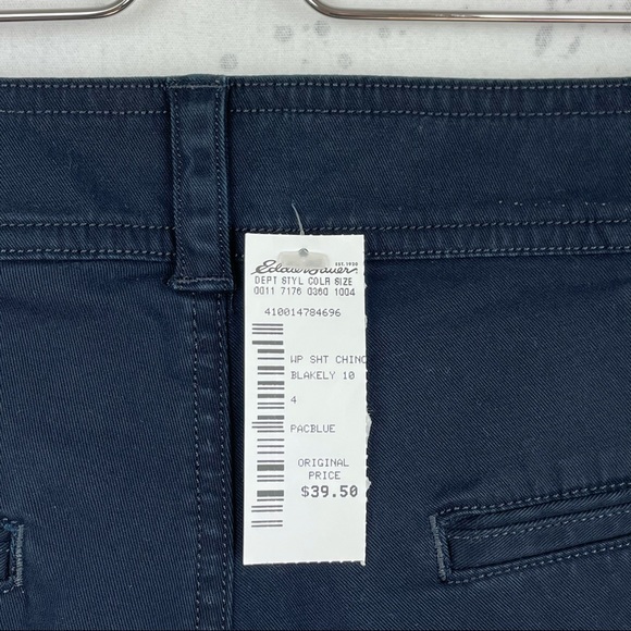 NWT Eddie Bauer Blakely Chino Shorts Petite 4 - Picture 4 of 11